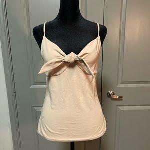 Tan Express Fitted Tank Top - Size Medium